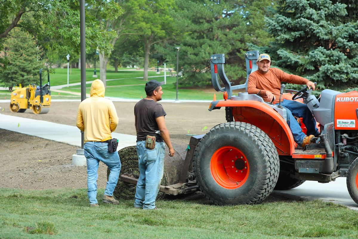 Campus green improvements continue